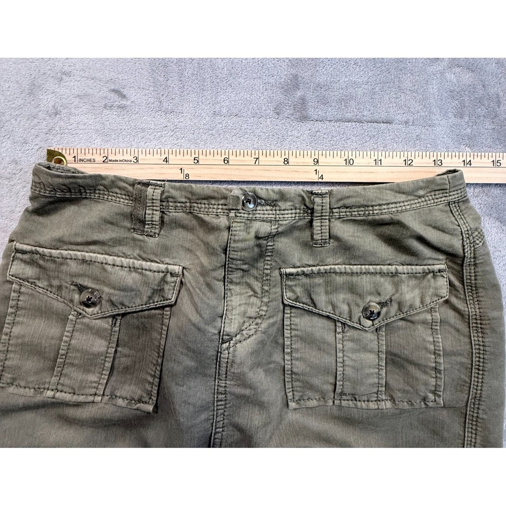 Marrakech Women's Olive Cargo Mini Skirt XS Utility Military Safari Casual - Picture 6 of 7